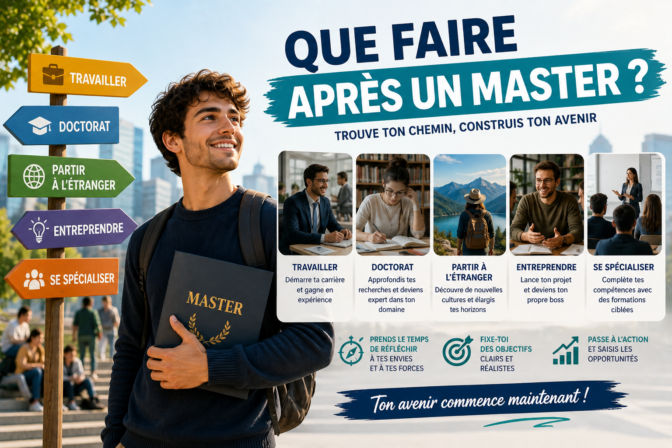 Que faire après un master