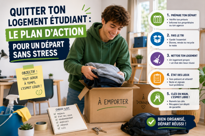Quitter ton logement étudiant : le plan d’action pour un départ sans stress